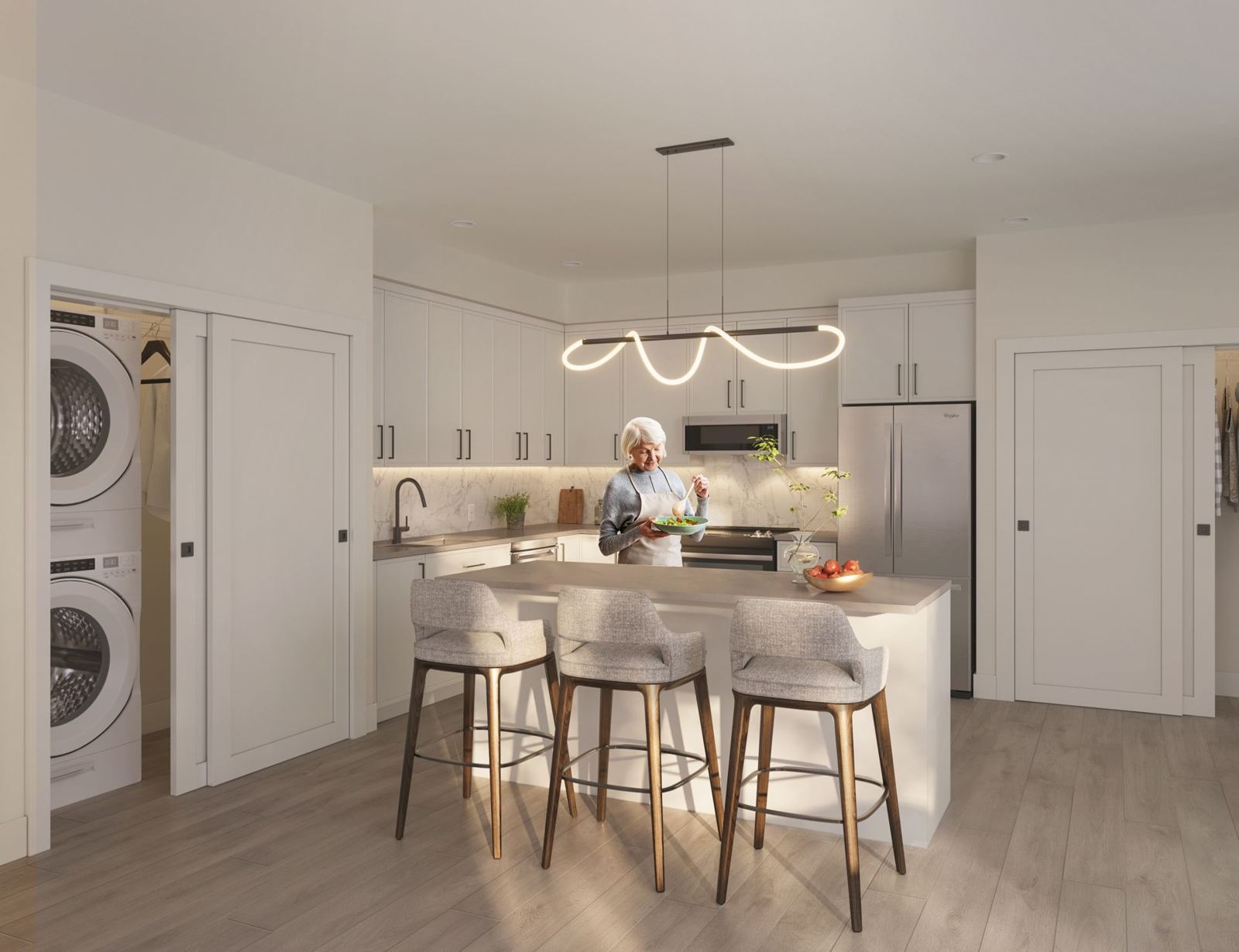Goldstream, rendering 3