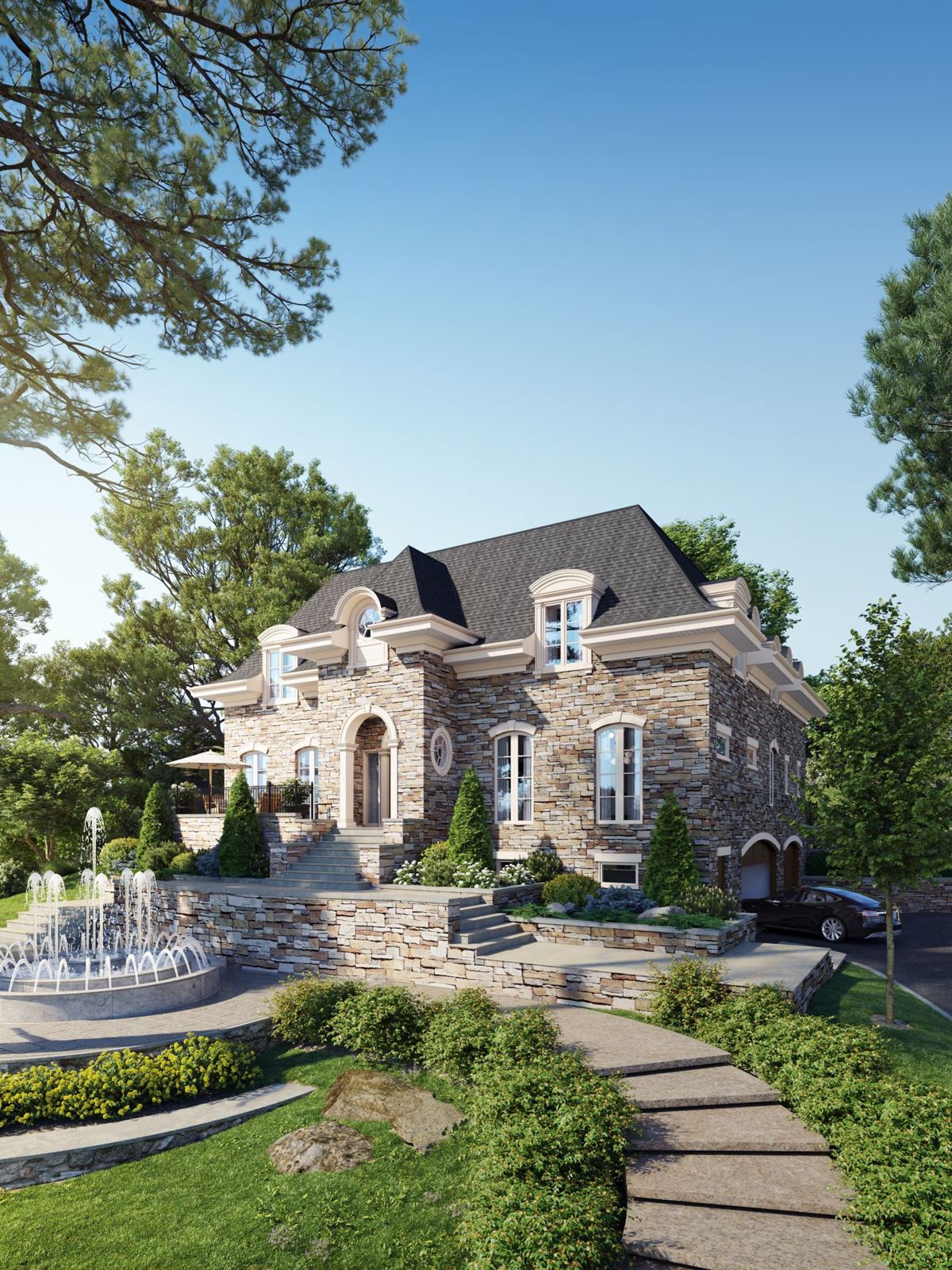Graffi Residence, rendering 1