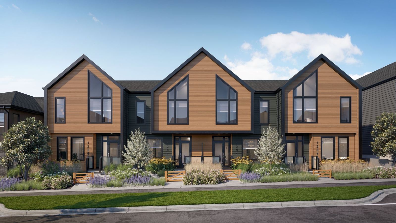 Rowhomes, rendering 1