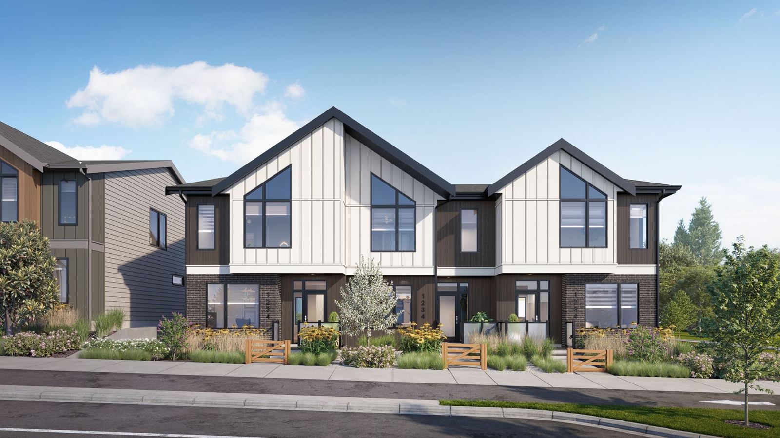Rowhomes, rendering 3