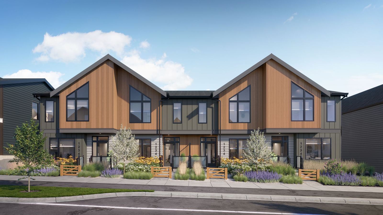 Rowhomes, rendering 4